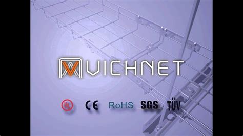 Vichnet Wire Mesh Cable Tray Installation 9 Youtube