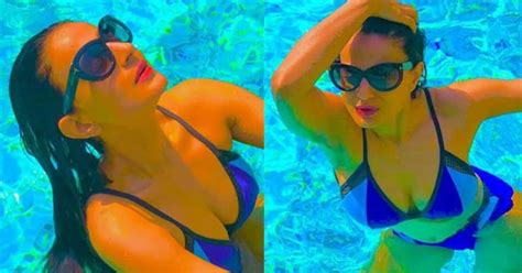 5 ameesha patel s hot and sexy bikini pictures that will make you hit the pool now