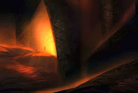 Desert Cave By Nele Diel On Deviantart Fantasy Inspiration Digital