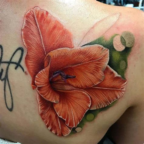 Top 55 Best Gladiolus Flower Tattoo Ideas 2021 Inspiration Guide