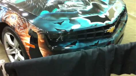 Batman Customized Camaro By Halo Youtube