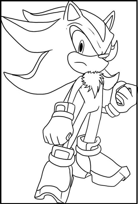 Coloring knuckles coloring pages stunning ideas sonic cool page from sonic the hedgehog coloring pages , source:lootcraft.co. Sonic Shadow Character coloring picture for kids | Pärlor