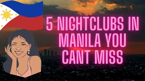 Top 5 Nightclubs In Manila You Cant Miss Youtube