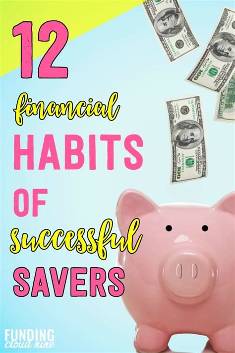 12 Financial Habits For Becoming Successful At Saving Money