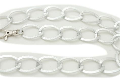 Sexy Women Fashion Belt Silver Metal Chain Link Hip High Waist Plus