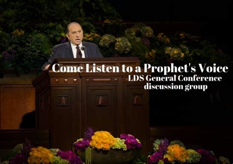 A Lively Hope Come Listen To A Prophets Voice Lds Conference