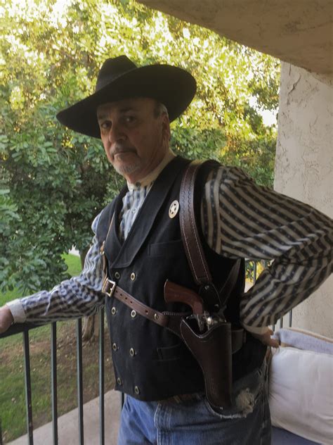 Doc Holliday Tombstone Shoulder Holster In Dark Brown Cowboy Etsy Uk