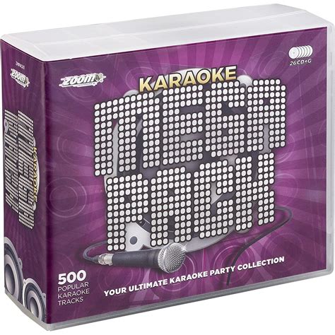 karaoke cd g megapack 500 songs usb pack and track lists