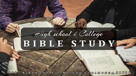 High School And College Bible Study — Church Two42