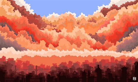 City Of Today Oc Live Wallpapers Pixel Art Pixel Art Background