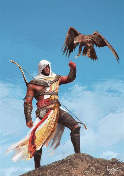 Assassins Creed Origins Bayek By Wert Assassins Creed Artwork