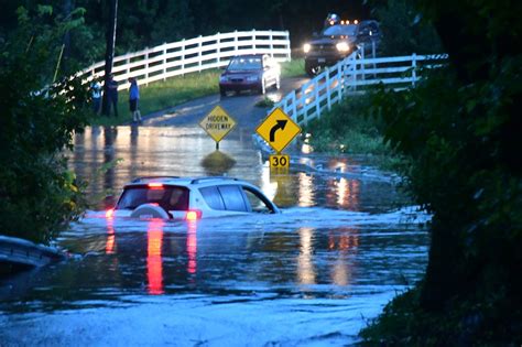 nj weather flash flooding walloped n j see the photos and the highest rainfall totals