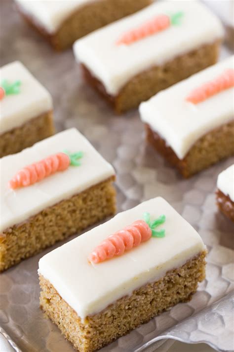 Carrot Cake Bars With Cream Cheese Frosting Lovely Little Kitchen