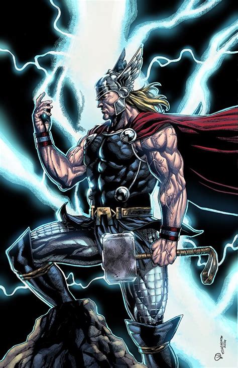 Thor Colors By Spidey0318 On Deviantart In 2020 Thor Comic Thor Art