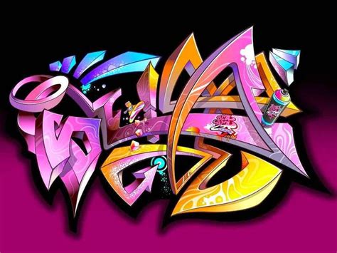 Gambar diatas adalah salah satu gambar keren grafiti nama yang abstrak. 71+ Gambar Grafiti Tulisan Huruf Nama KEREN | Terbaru ...
