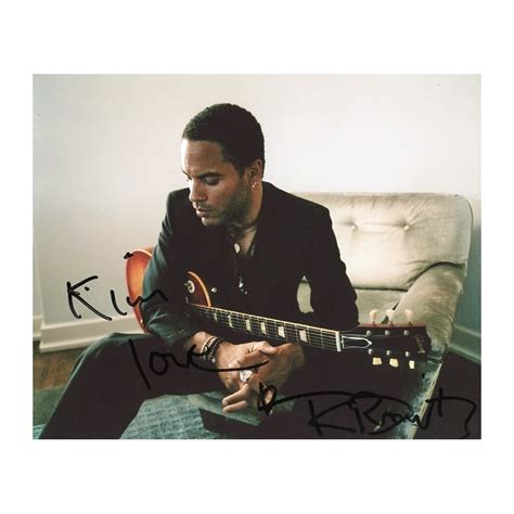 Signed Autograph Kravitz Lenny All