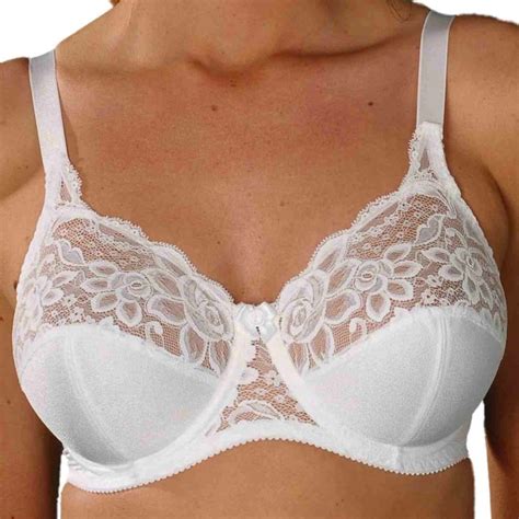 Silhouette Lingerie Paysanne White Underwired Full Cup Bra With Lace