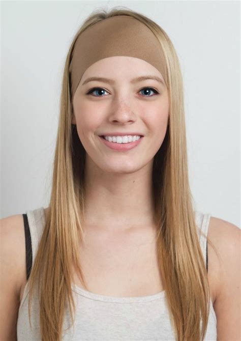 Hair Colored Headband Neutral Nude Headband No Slip Yoga