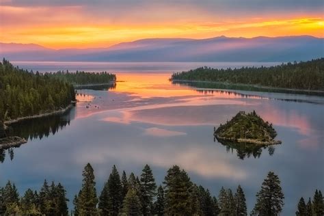 Sunrise At Lake Tahoe Emerald Bay State Park California Photorator