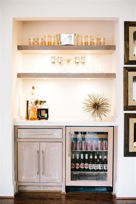 Home Bar With Open Shelves Transitional Home Bar Atlanta By