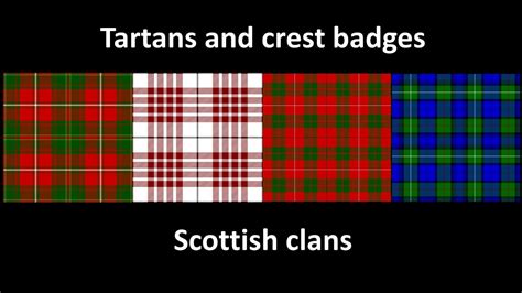 Tartans And Crest Badges Scottish Clans Youtube