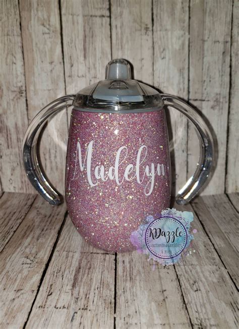 Stainless Steel Sippy Cup Custom Sippy Cup Glitter Sippy Etsy