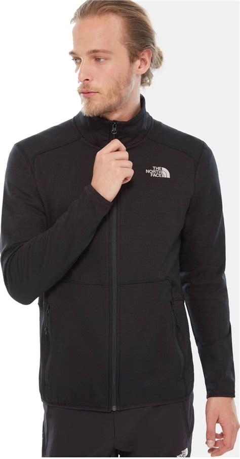 The North Face M Quest Fz Jacket Tnf Black Walking Fleeces Snowleader