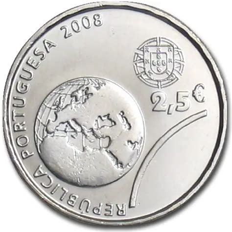 Portugal 25 Euro Coin Xxix Summer Olympics In Beijing 2008 Euro