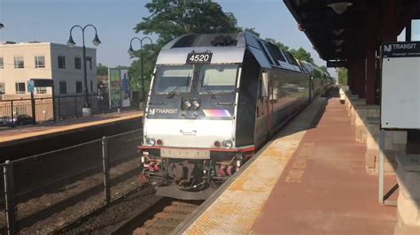 A Few Evening Rush Trains At Westfield Nj 7218 Youtube