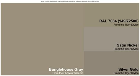 Tiger Drylac Colors Similar To Bunglehouse Gray