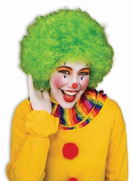 St Patricks Day Green Afro Wig 6012 Clown Wig Clown Costume