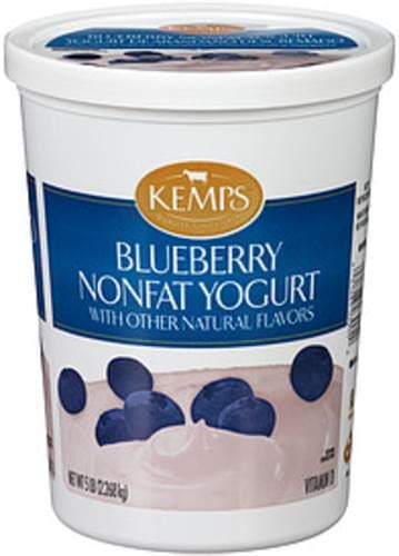 Kemps Blueberry Nonfat Yogurt 5 Lb Nutrition Information Innit