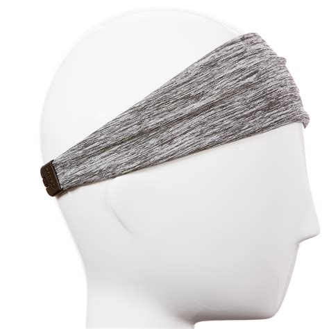 Hipsy Womens Adjustable Spandex Xflex Heather Grey Headband