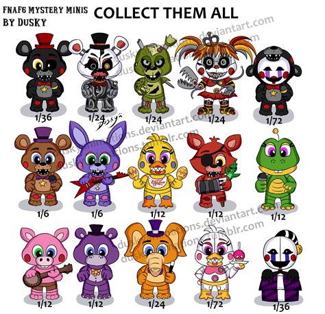 Fnaf 6 Mystery Mini Concepts Not Official These Are Just Fan Made