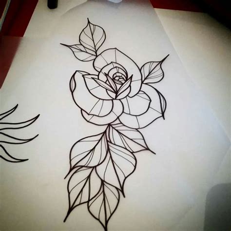 Items similar to tattoo outline neo traditional neo. Pin by Maggie on Flowers | Vector flowers, Neo traditional ...