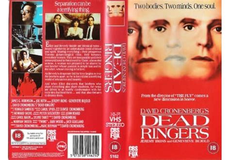 Dead Ringers 1988 On Cbsfox United Kingdom Vhs Videotape
