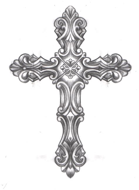 Search images from huge database containing over 1,250,000 drawings. #caspian #caspiandelooze #cross #religious #ornate cross.. with Ruby gem in the center instead ...