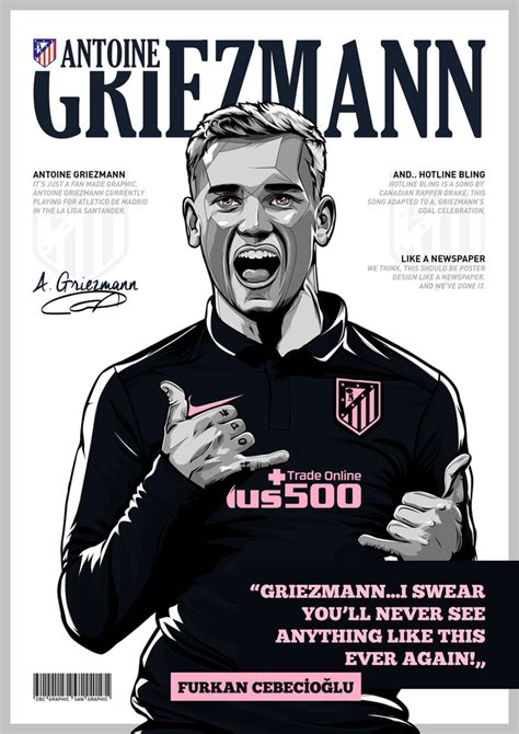 Antoine Griezmann Magazine Cover Ft Cbc Graphic By Sanchezgraphic On Deviantart