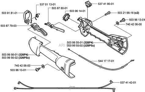 Husqvarna Saw Attachment 2006 07 Parts Diagram For Throttle Trigger