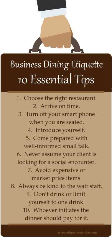 Great Dining Etiquette Advice To Help You Make A Great Impression At