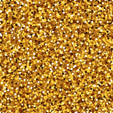 Gold Glitter Seamless Pattern Shiny Party Background With Golden