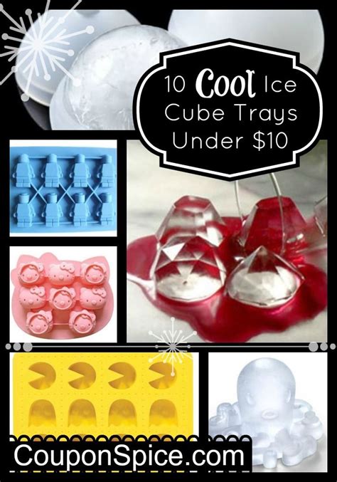 10 Cool Ice Cube Trays Under 10 Ice Cube Trays Ice Cube 10 Things