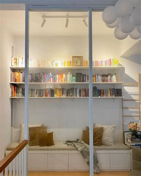 8 Ide Desain Perpustakaan Mini Di Rumah Yang Aesthetic