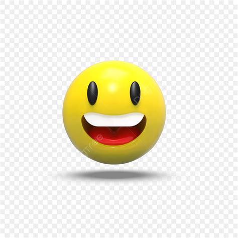 Render Emoji 3d Png Smile Happy Face 3d Render Emoji Emoticon