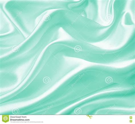 Smooth Elegant Green Silk Or Satin Texture As Background Stock Image