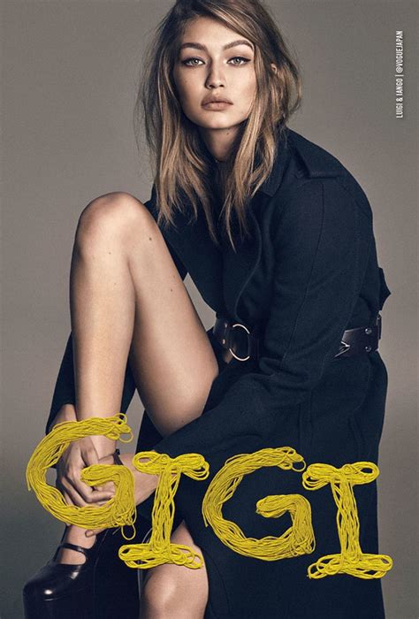 Gigi Hadid In Vogue Magazine Japan Photo By Luigi And Iango Vogue