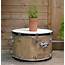 Wooden Bass Drum Table