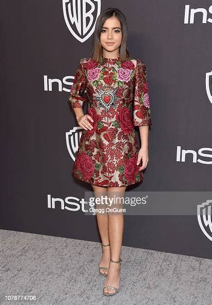 Isabela Moner Attends The Instyle And Warner Bros Golden Globes