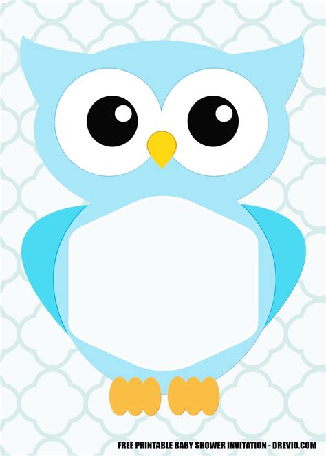 Free Printable Owl Baby Shower Advice Cards
