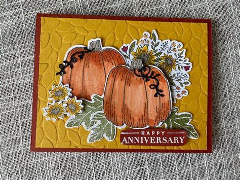 Wedding Anniversary Cards Happy Anniversary Fall Harvest Autumn Fall